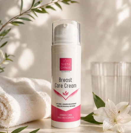Крем для ухода за областью груди, декольте и шеи